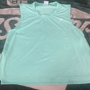 Mint Gymshark crop tank